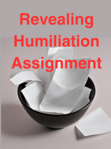 Revealing Humiliation Assignment